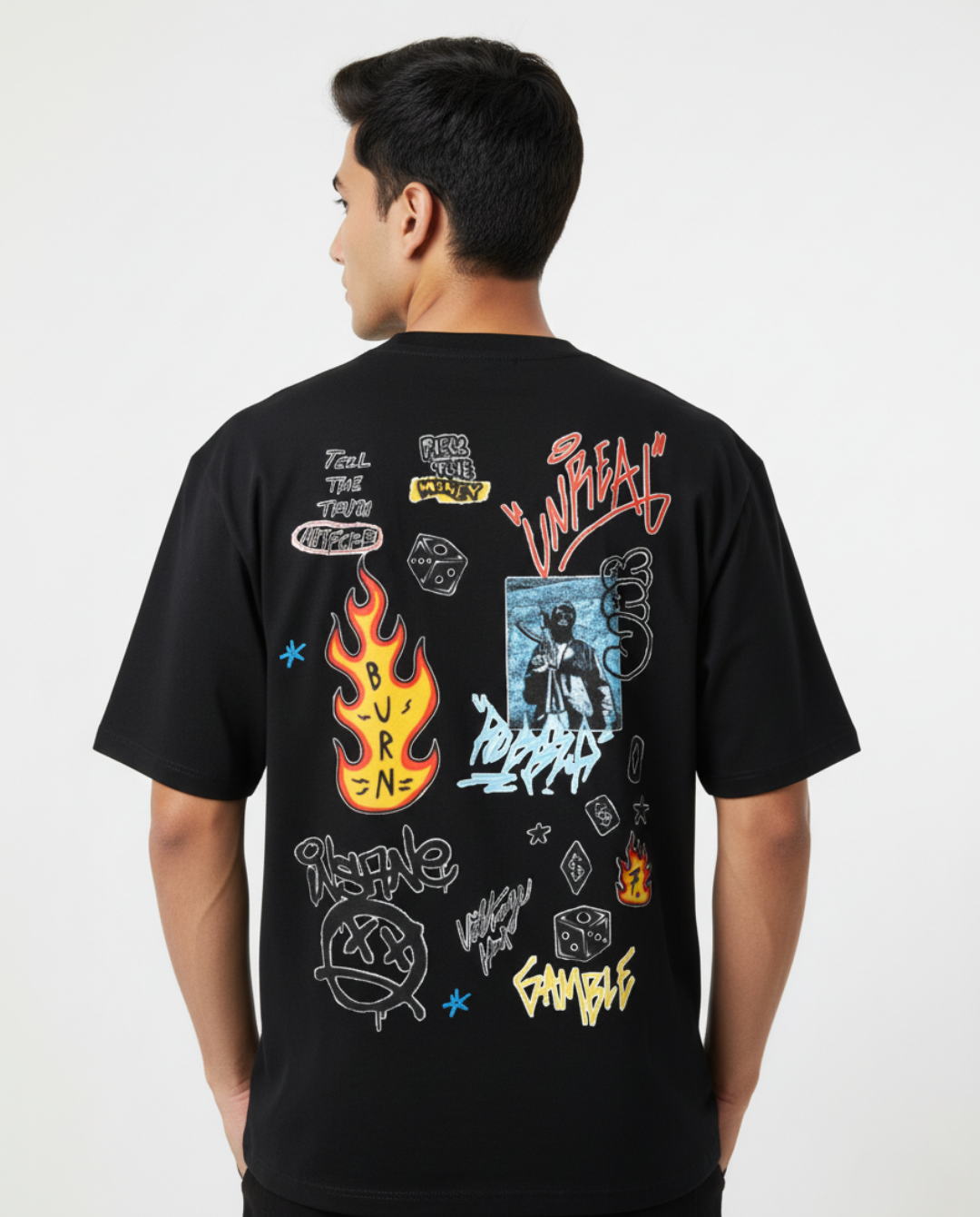 Unreal Oversized Graphic T-Shirt