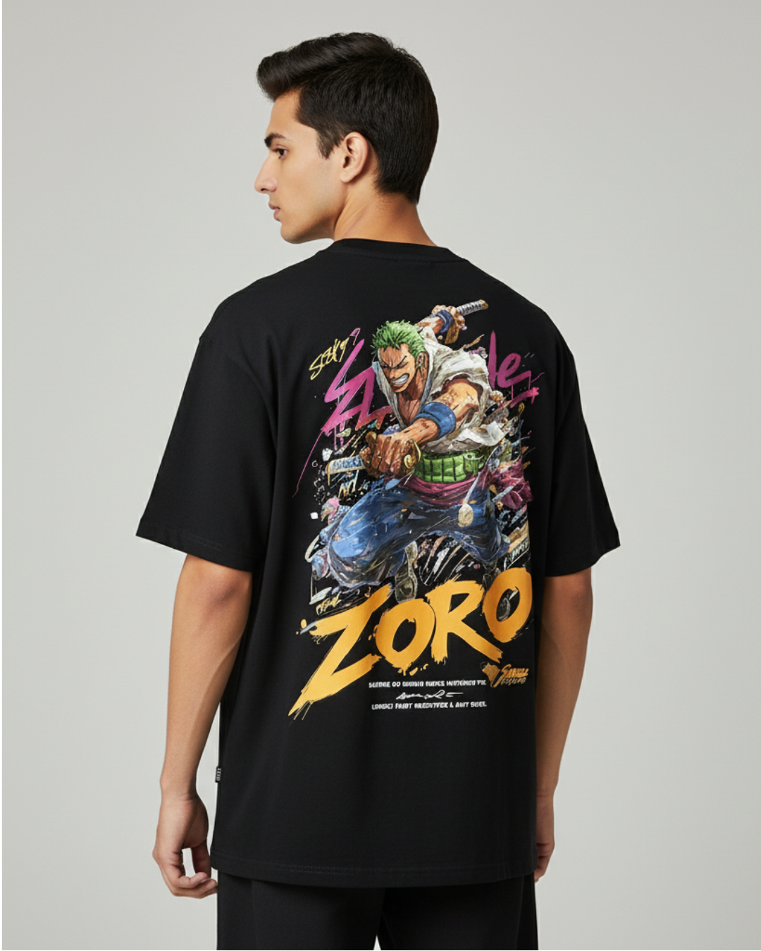 One Piece Zoro Graphic T-Shirt