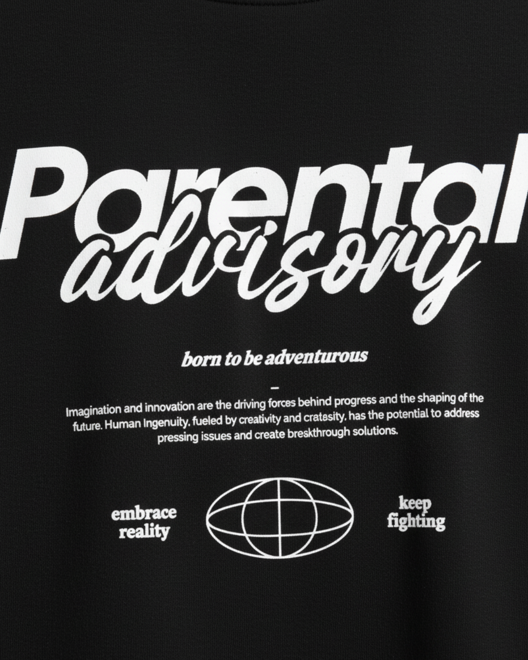 Parental Advisory Oversized T-Shirt