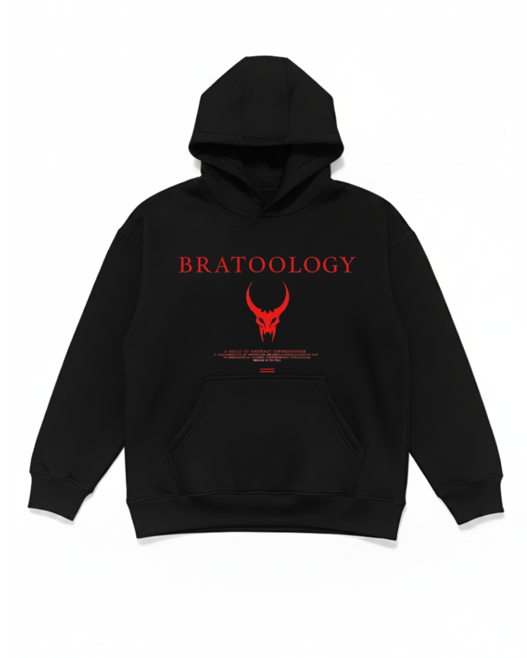 BRATOOLOGY / GONE DARK' Devil Skull Hoodie