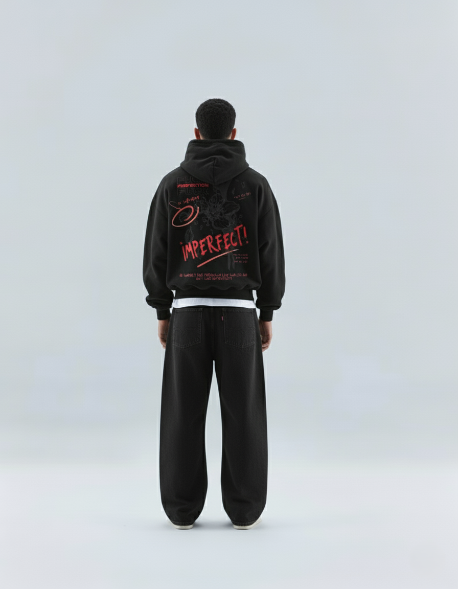 "Be Still, Let God" - Black Graphic Hoodie