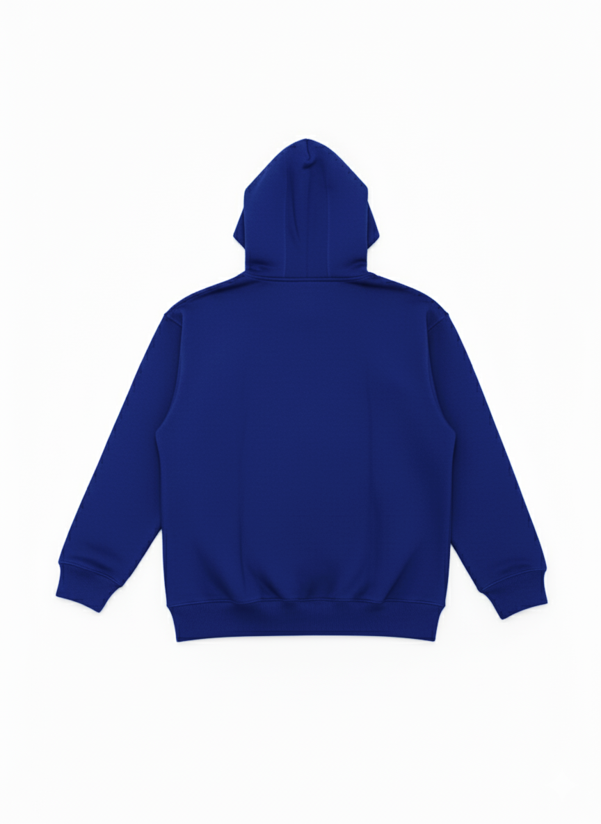 Bare Code Royal Blue Oversize Hoodie