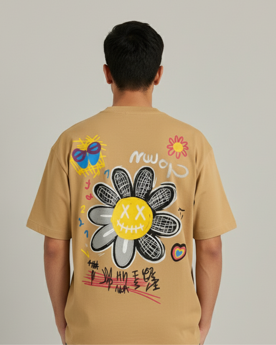 Oversized Graffiti Streetwear T-Shirt