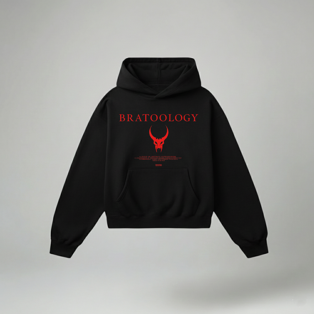 BRATOOLOGY / GONE DARK' Devil Skull Hoodie