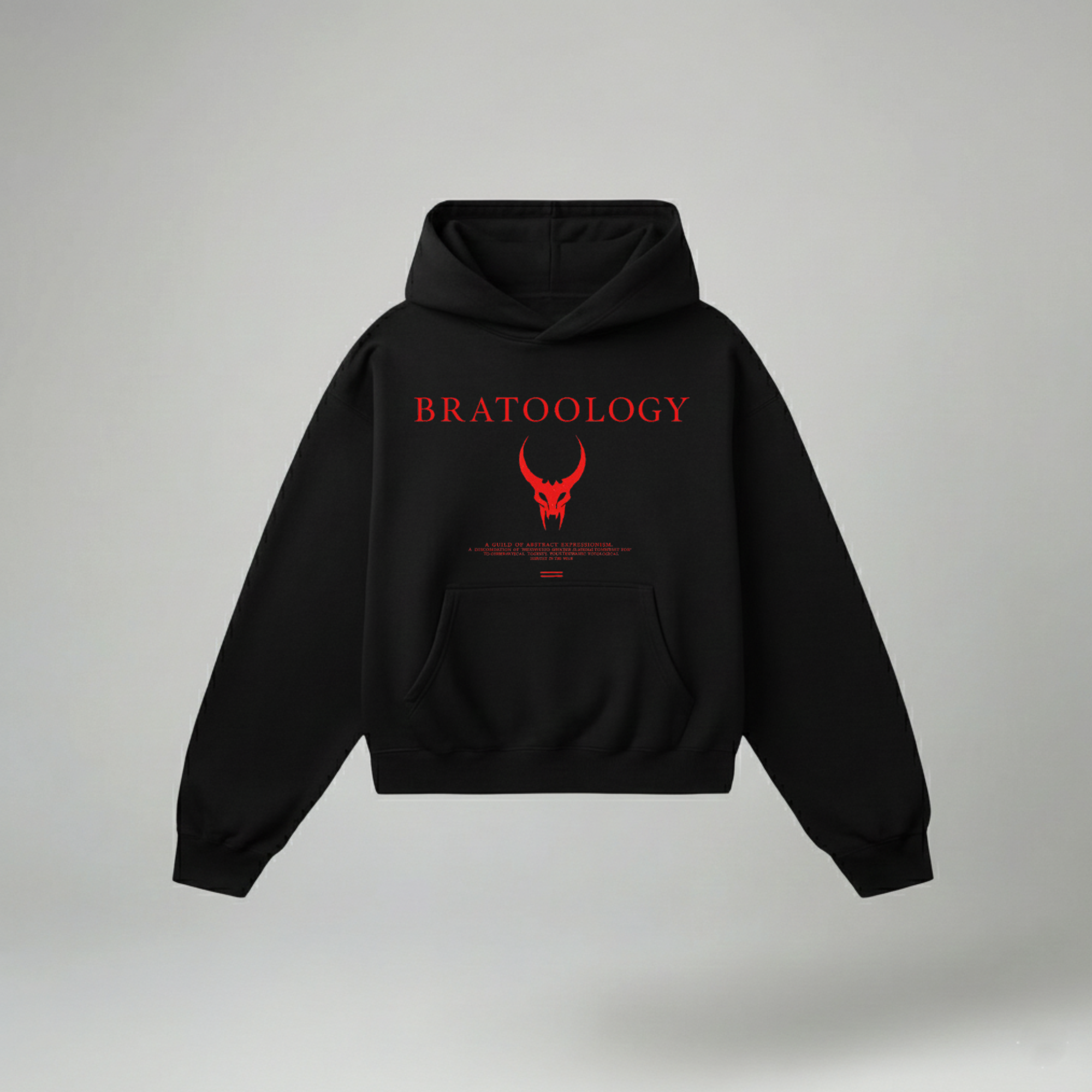 BRATOOLOGY / GONE DARK' Devil Skull Hoodie