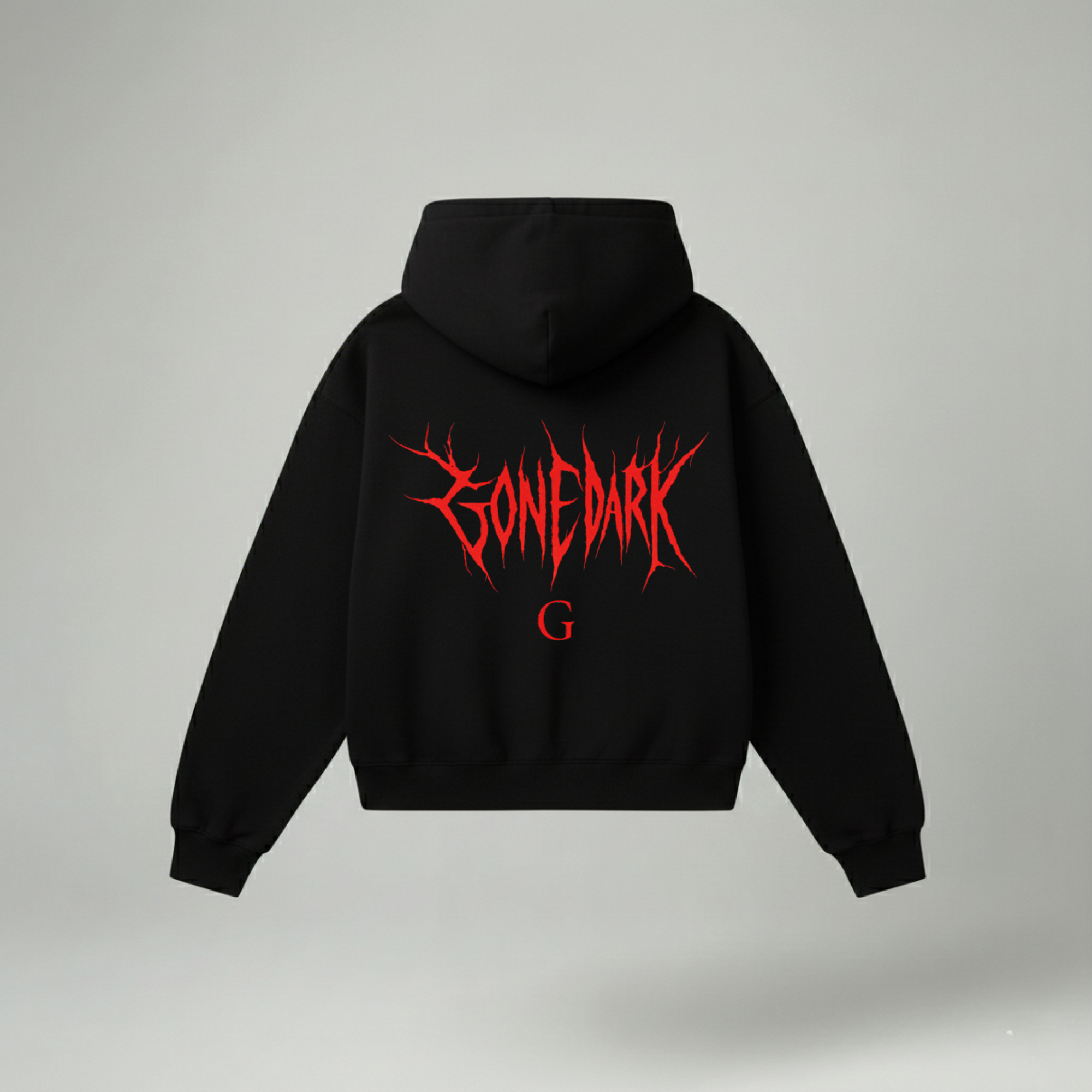 BRATOOLOGY / GONE DARK' Devil Skull Hoodie