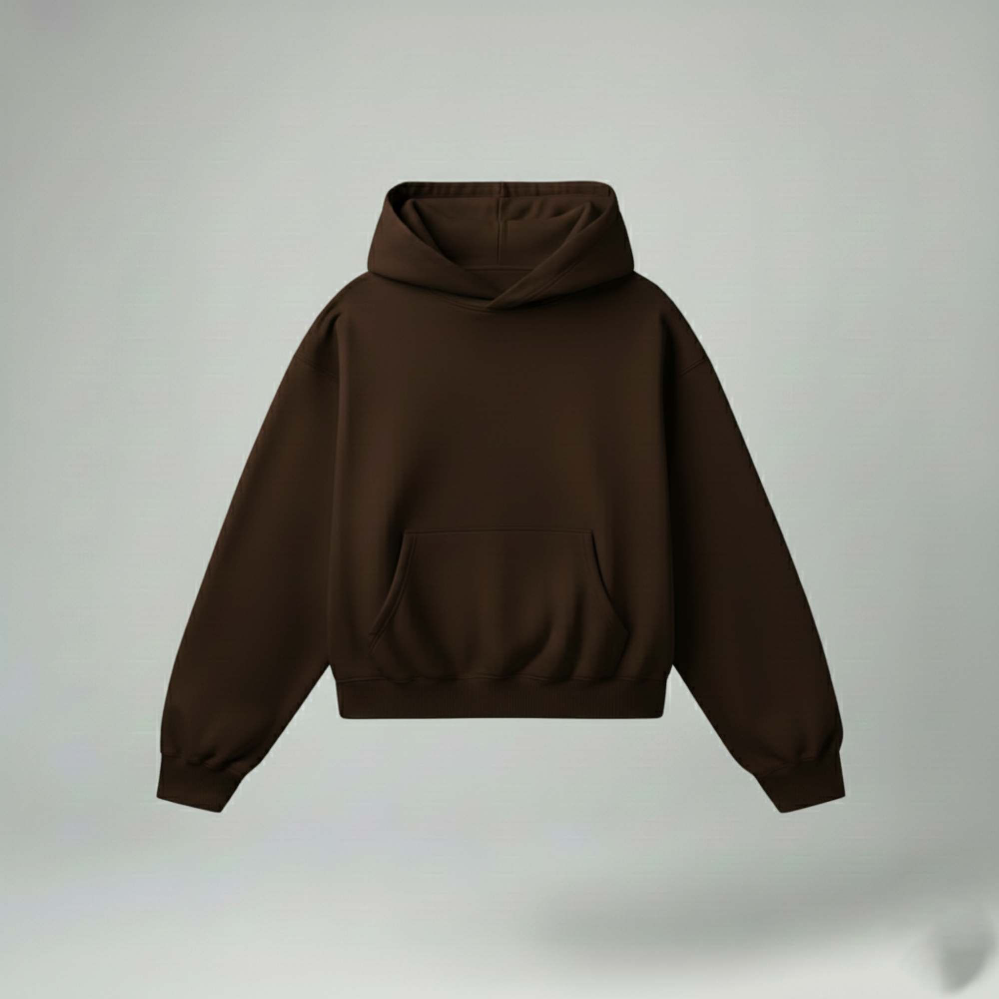 Get Back Up Oversized Chocolate Brown Hoodie
