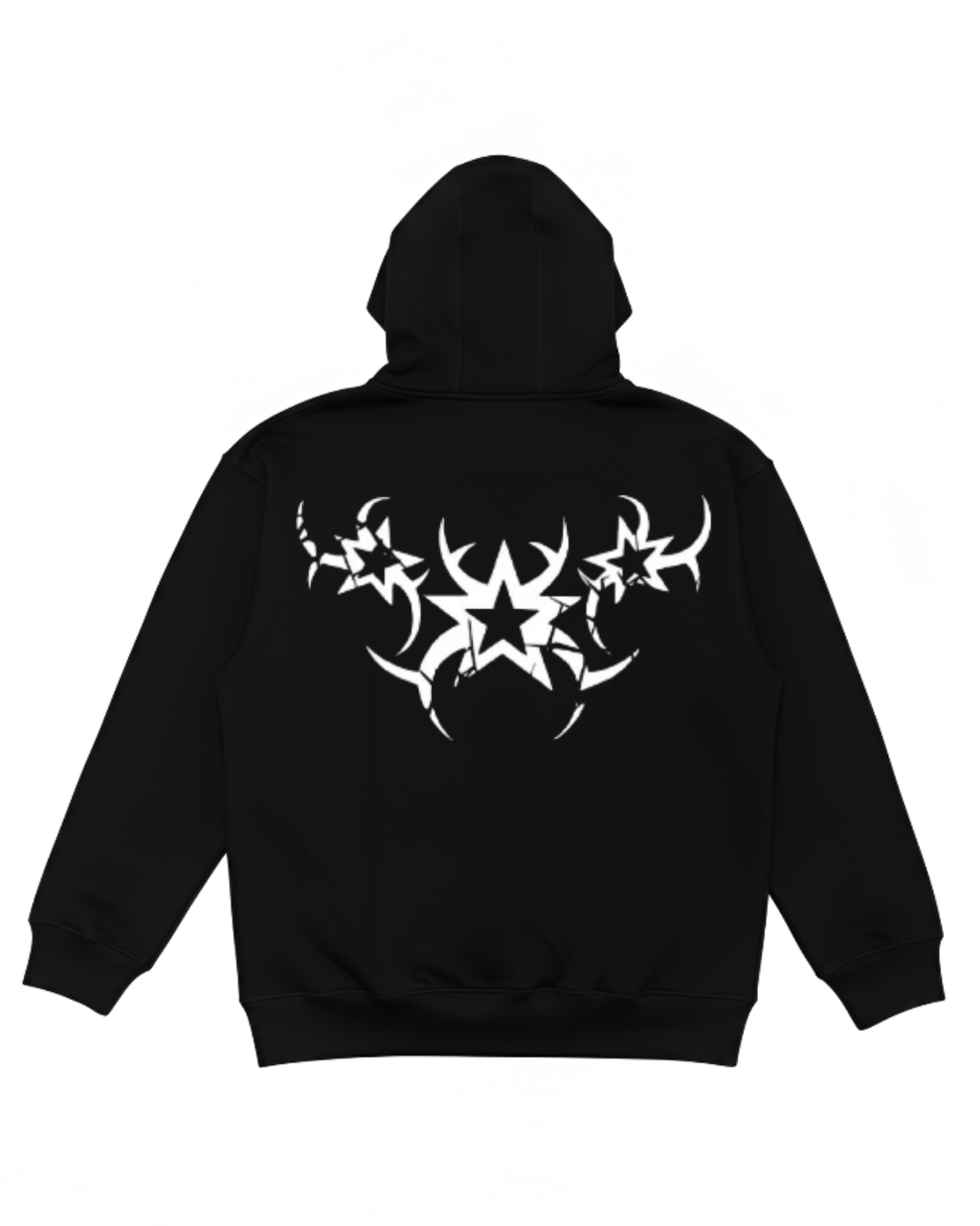 Silent Steppin'' Gothic Tribal Graphic Hoodie