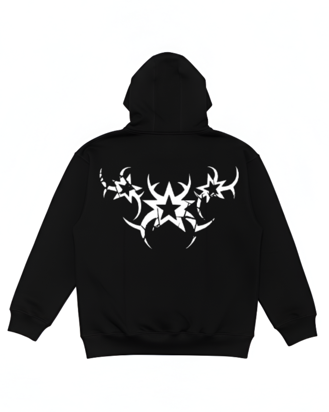 Silent Steppin'' Gothic Tribal Graphic Hoodie