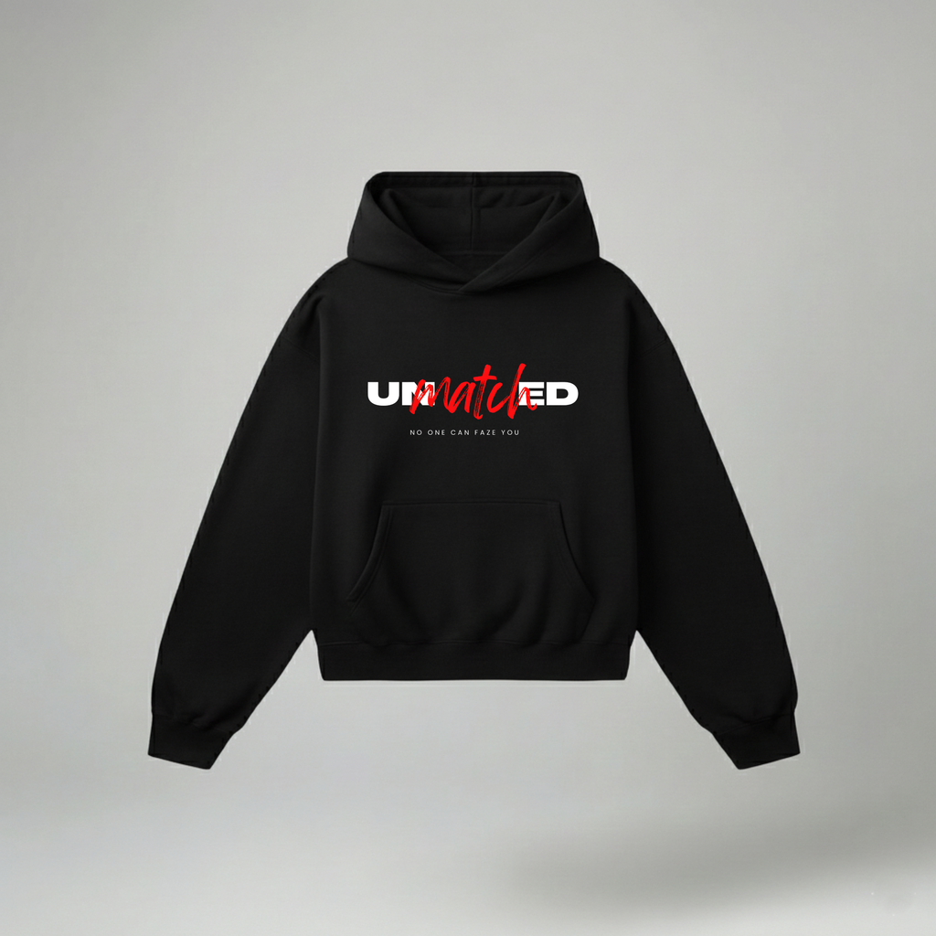 Unmatched: The Ultimate Black Oversized Hoodie