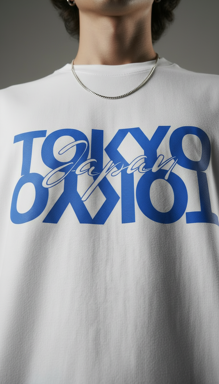 Mutant Labz Tokyo Japan Oversized T-Shirt – White Streetwear Edition