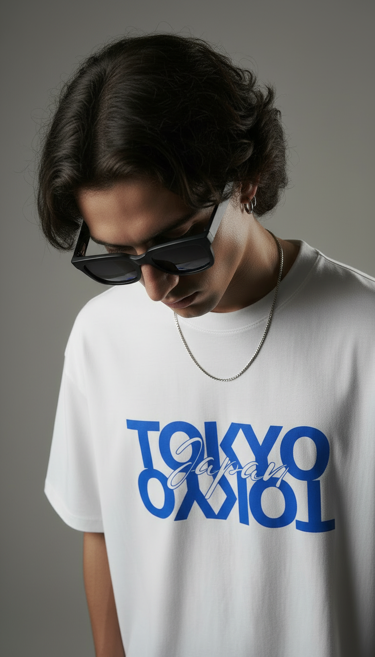 Mutant Labz Tokyo Japan Oversized T-Shirt – White Streetwear Edition
