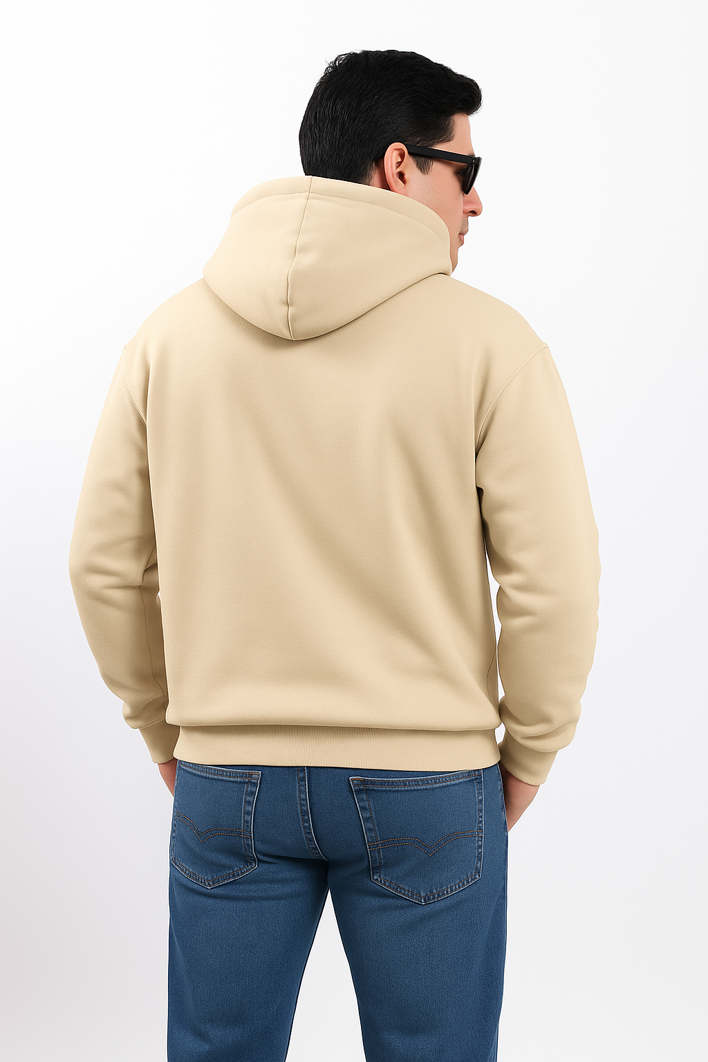 Bare Code Beige Oversize Hoodie
