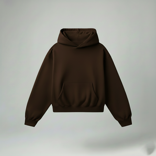 Bare Code Coffee Brown Oversize Hoodie