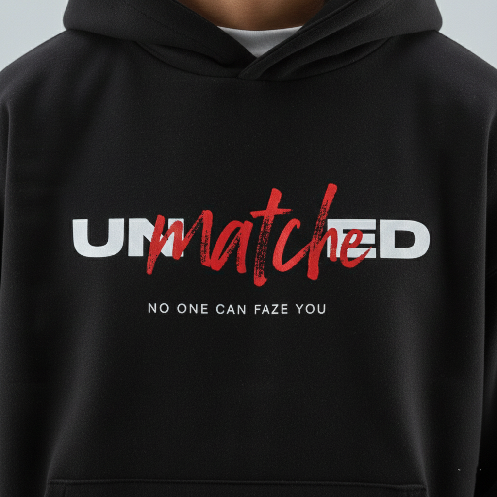 Unmatched: The Ultimate Black Oversized Hoodie