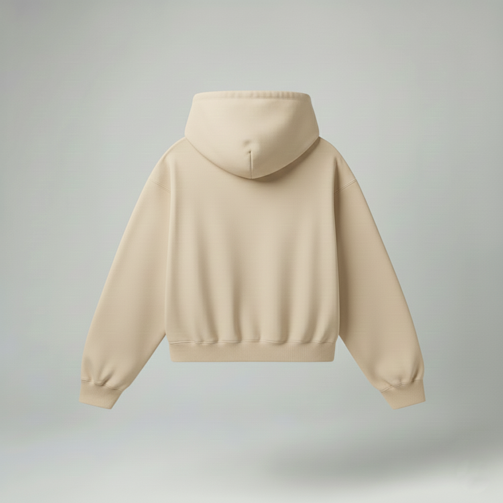 Bare Code Beige Oversize Hoodie