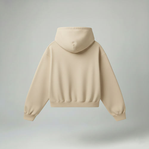 Bare Code Beige Oversize Hoodie