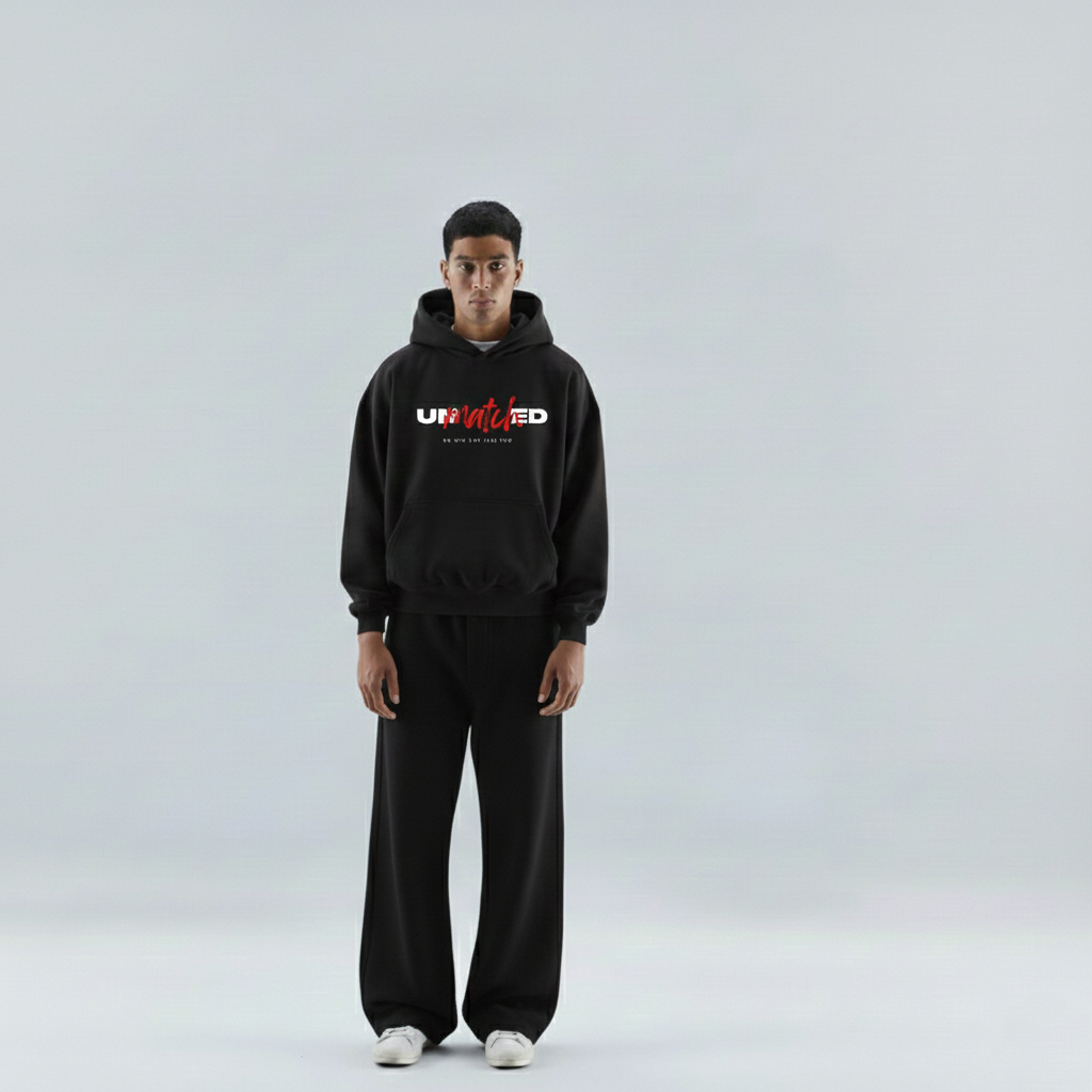Unmatched: The Ultimate Black Oversized Hoodie