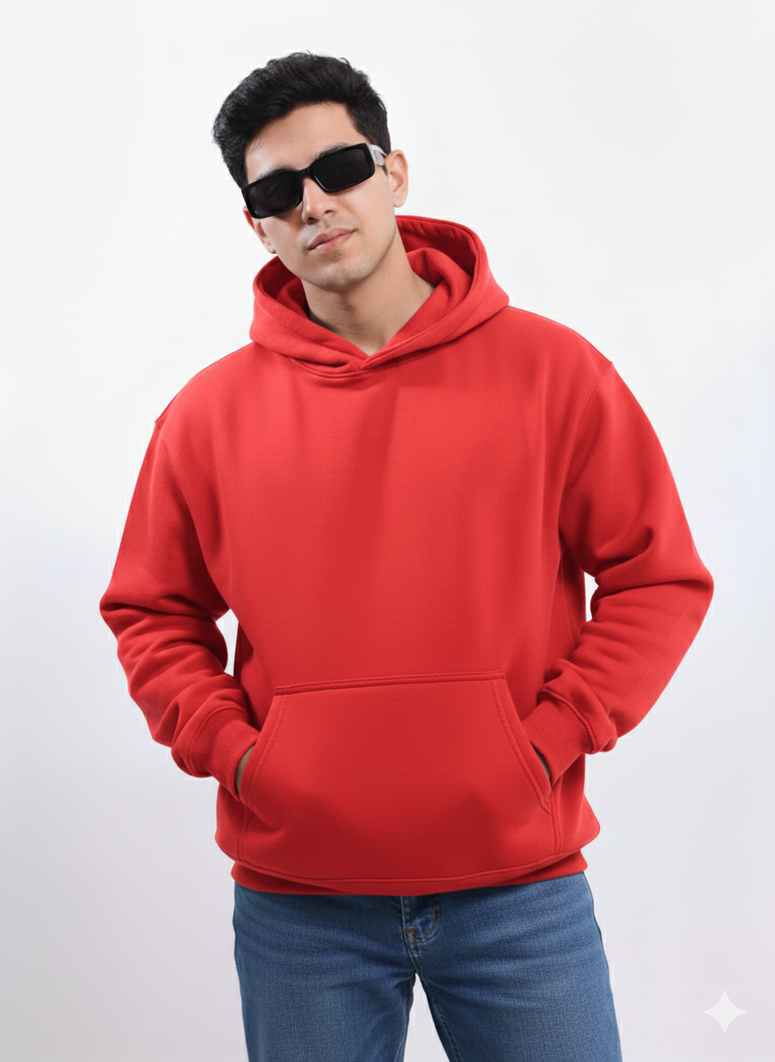Bare Code Red Oversize Hoodie