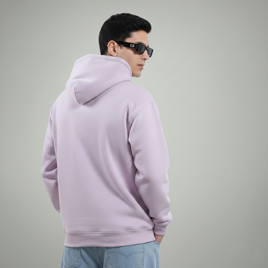 Bare Code Classic Lavender Oversize Hoodie