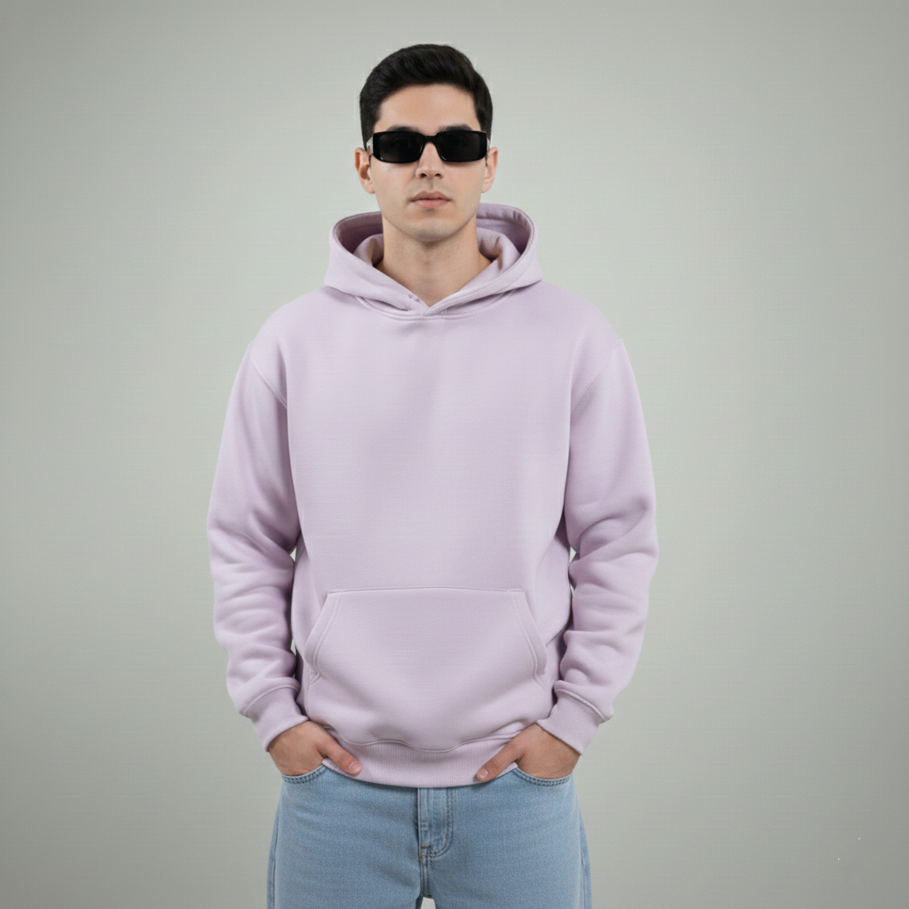 Bare Code Classic Lavender Oversize Hoodie
