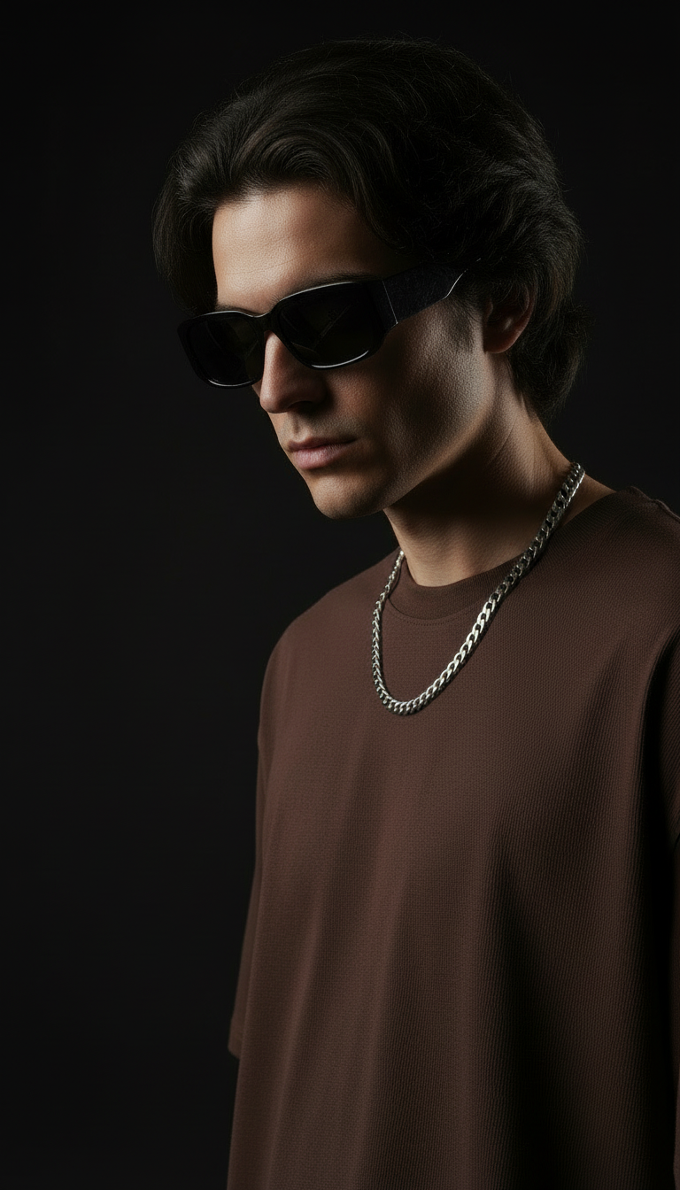 Brown – Plain Oversized T-Shirt