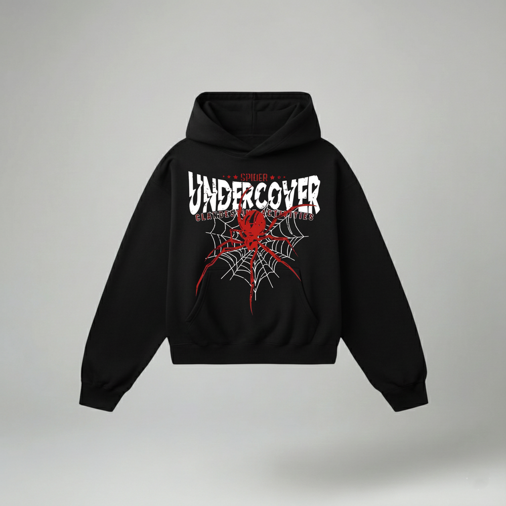 UNDERCOVER SPIDER Graphic Hoodie