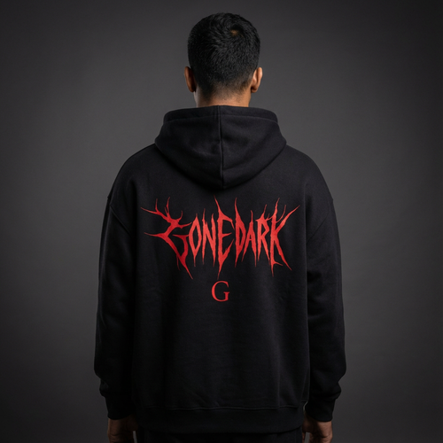 BRATOOLOGY / GONE DARK' Devil Skull Hoodie
