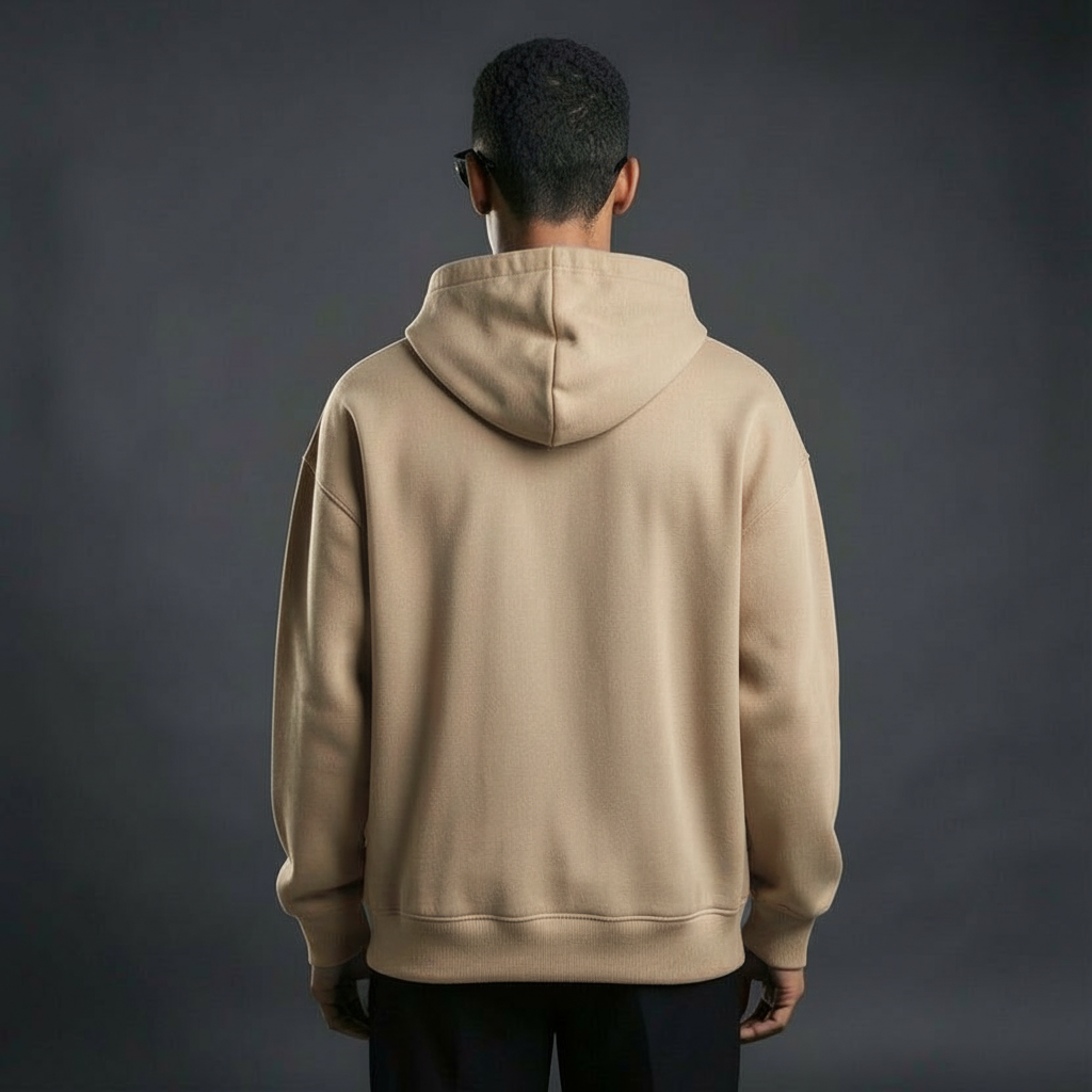 Bare Code Beige Oversize Hoodie
