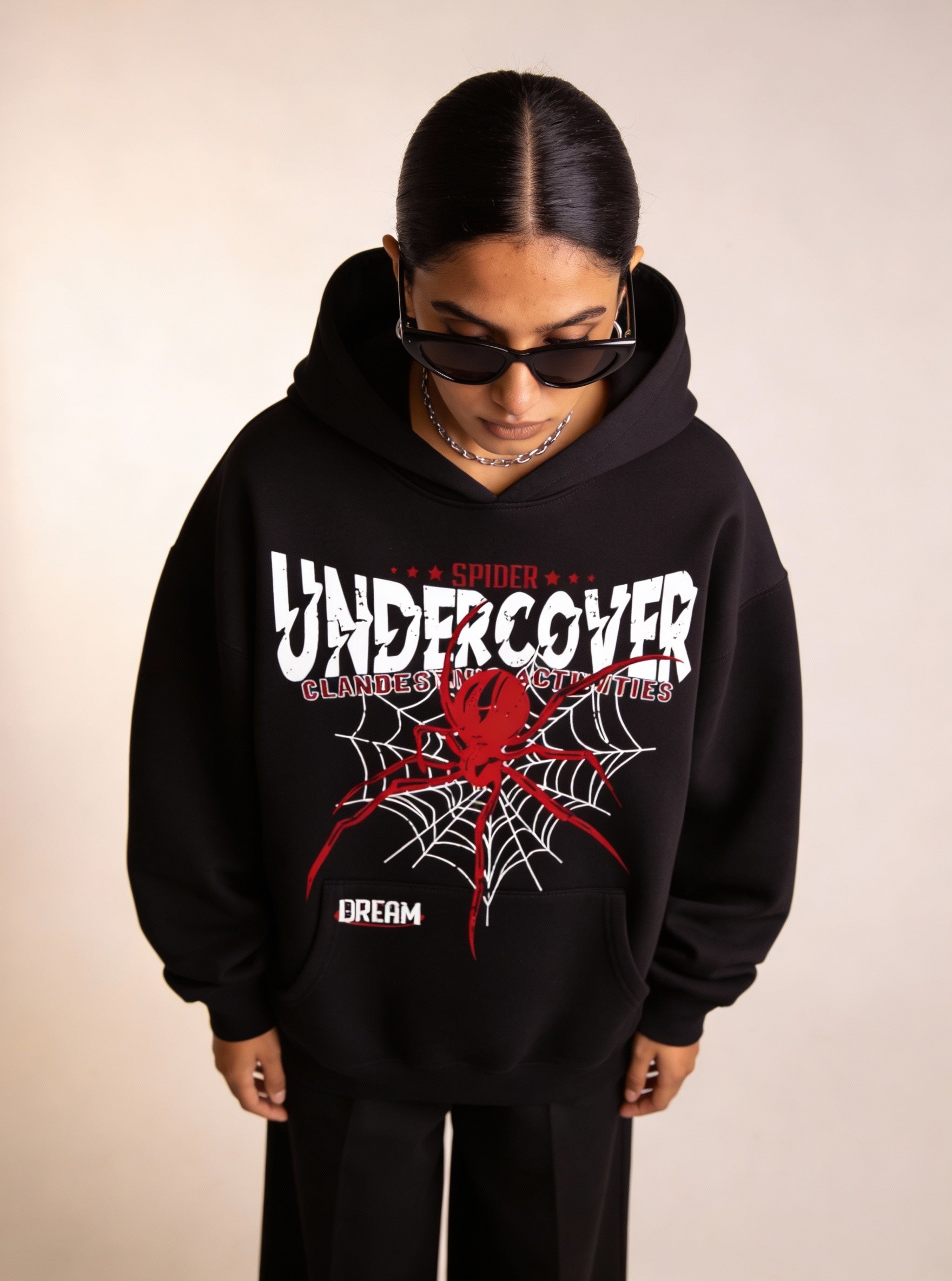 UNDERCOVER SPIDER Graphic Hoodie