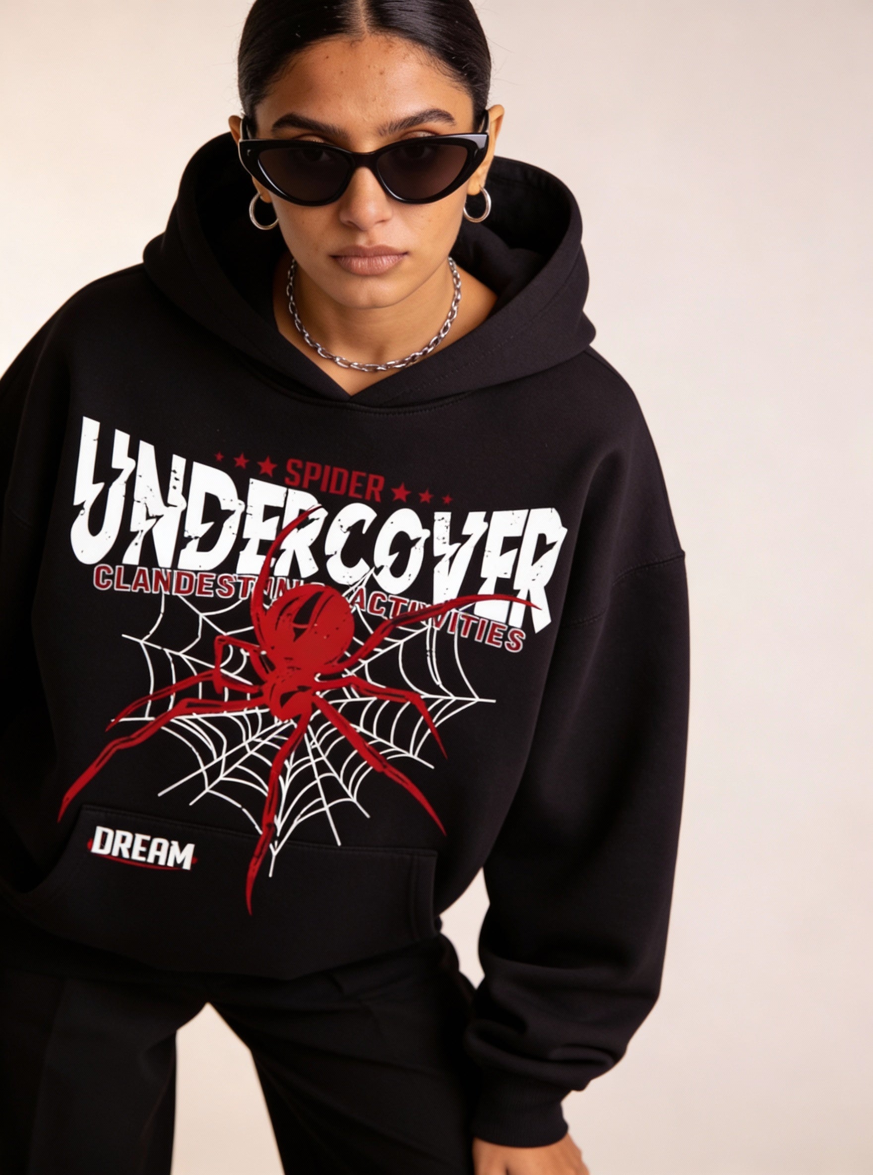UNDERCOVER SPIDER Graphic Hoodie