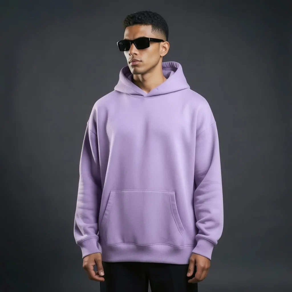 Bare Code Classic Lavender Oversize Hoodie