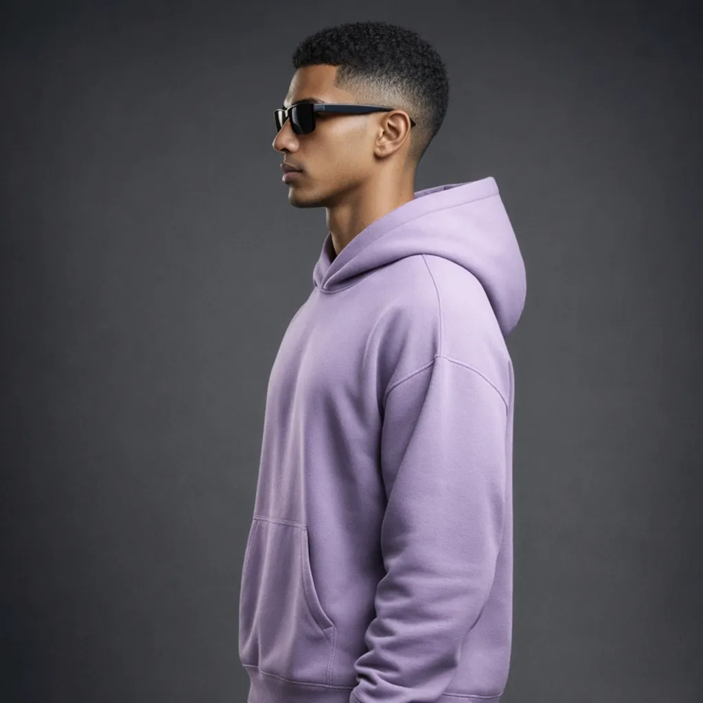 Bare Code Classic Lavender Oversize Hoodie
