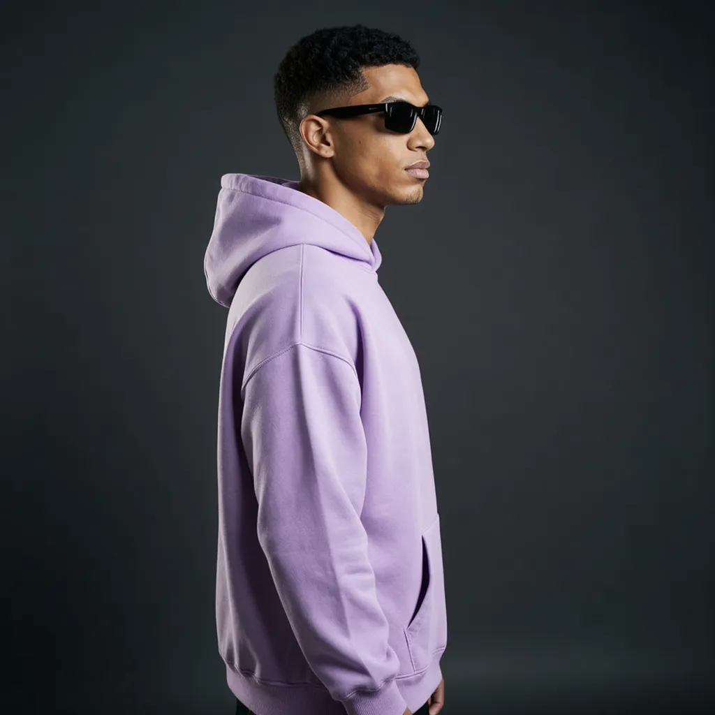 Bare Code Classic Lavender Oversize Hoodie