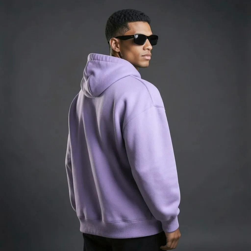Bare Code Classic Lavender Oversize Hoodie