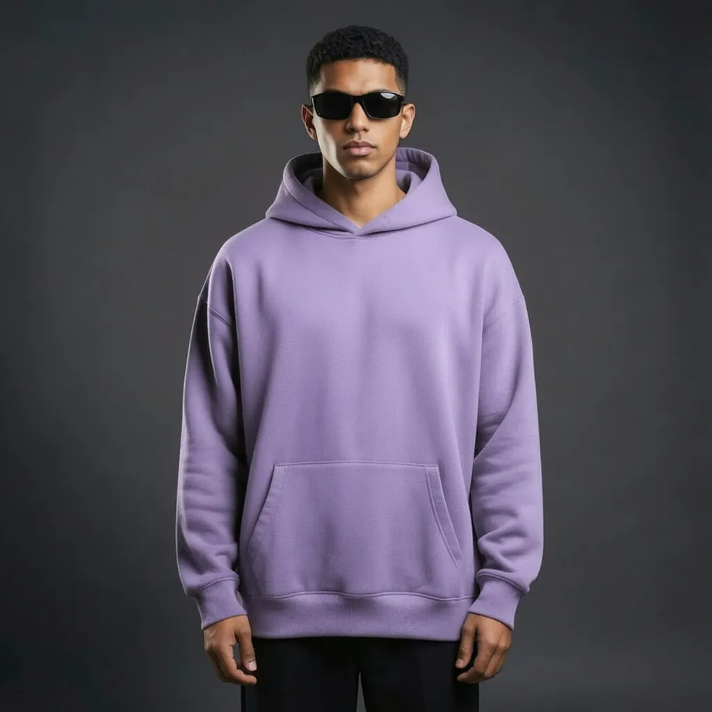 Bare Code Classic Lavender Oversize Hoodie