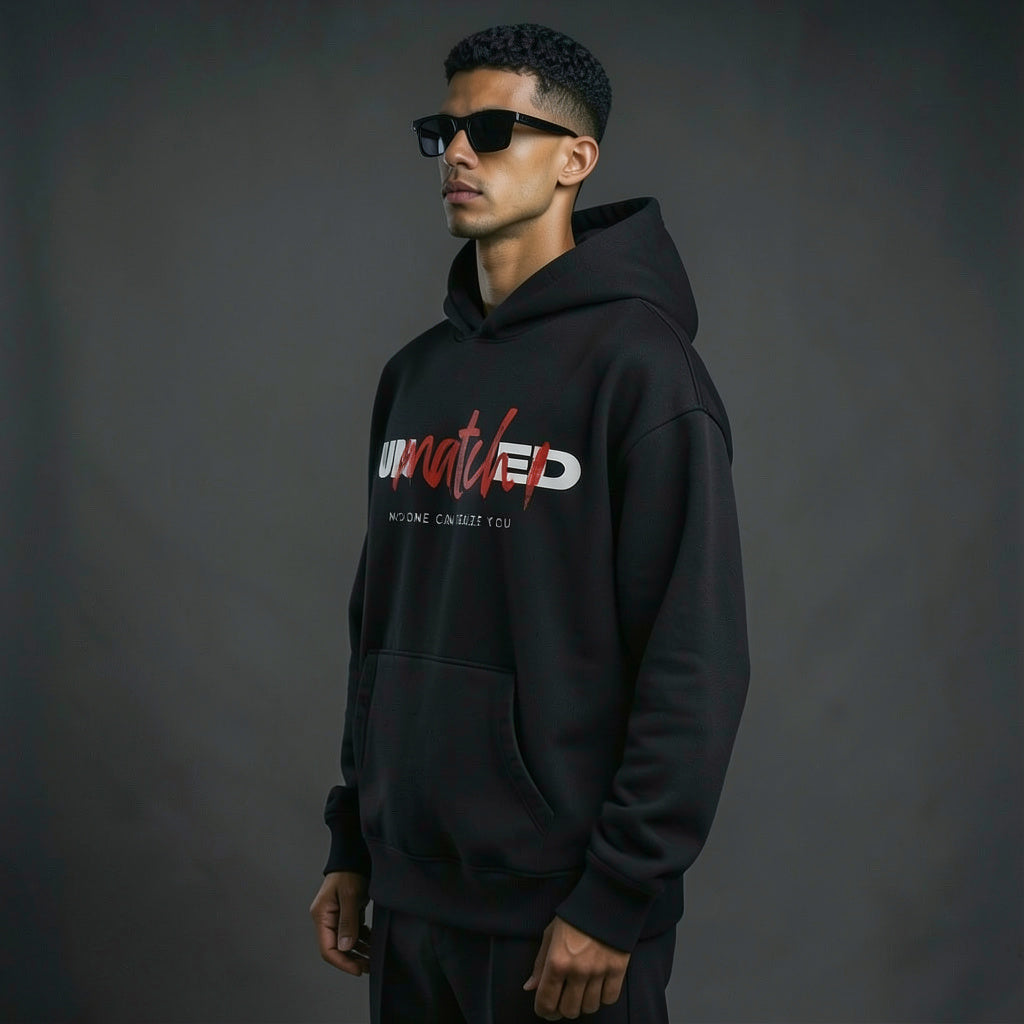 Unmatched: The Ultimate Black Oversized Hoodie