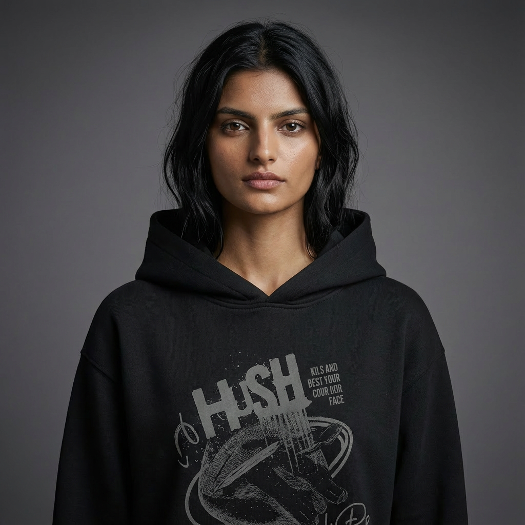 HUSH Lips Graphic Hoodie