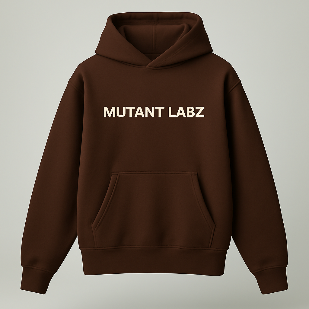 Get Back Up Oversized Chocolate Brown Hoodie