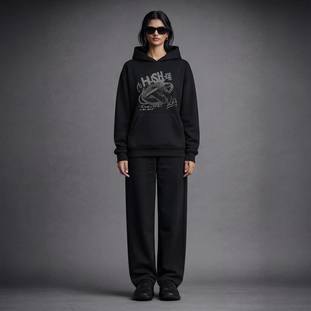 HUSH Lips Graphic Hoodie