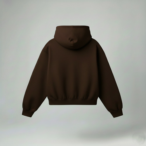Bare Code Coffee Brown Oversize Hoodie